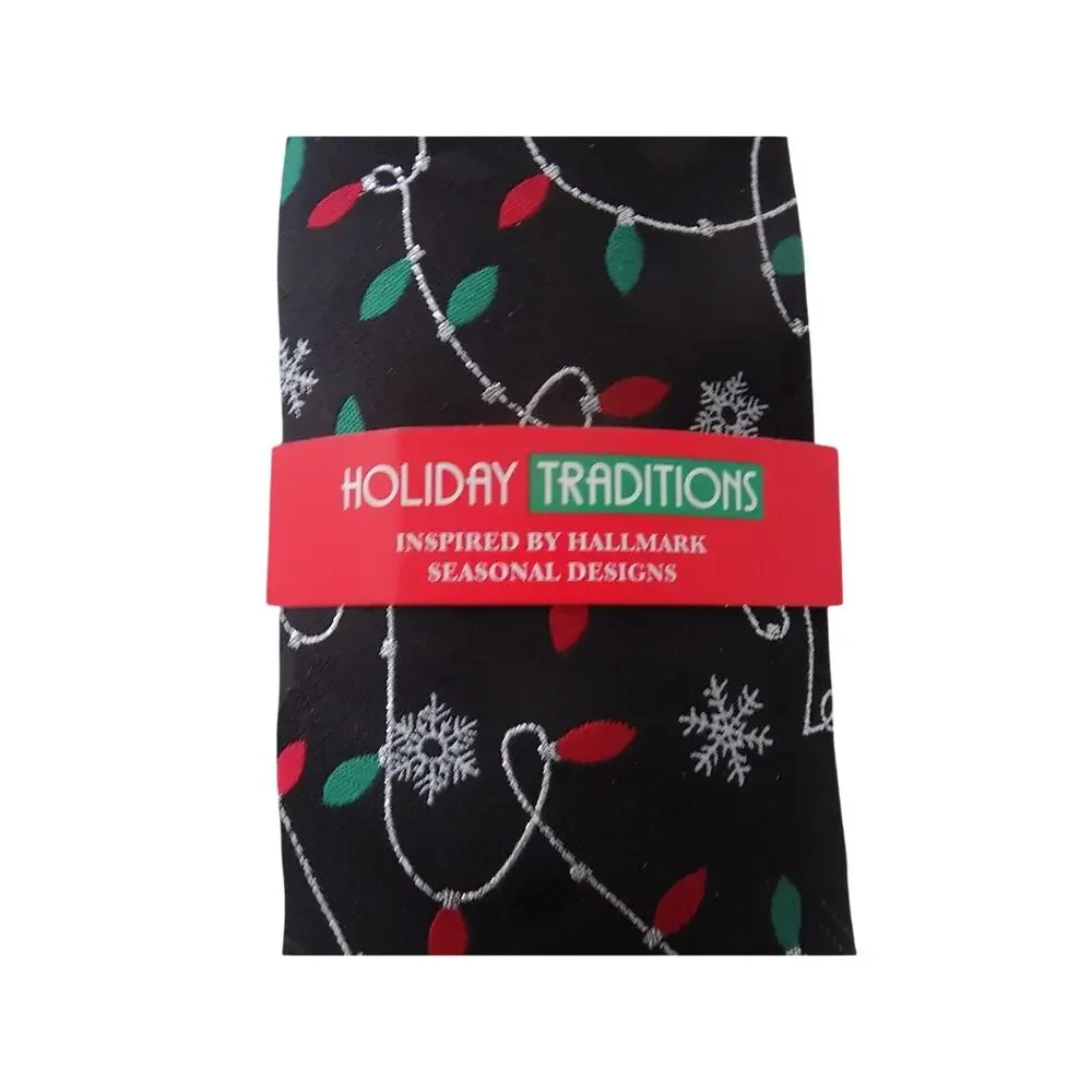 Holiday Traditions Christmas tie necktie NWT